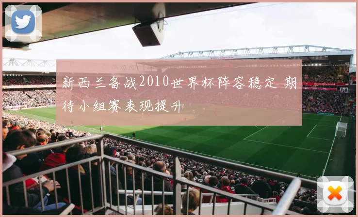 新西兰备战2010世界杯阵容稳定 期待小组赛表现提升