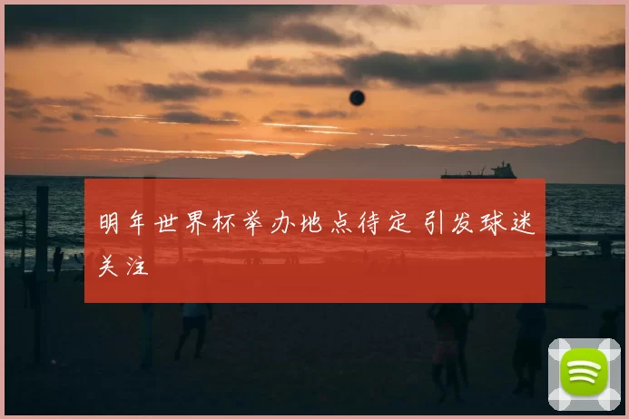 明年世界杯举办地点待定 引发球迷关注